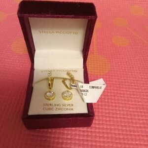 NWT SET OF STELLA PICCIOTTO STERLING SILVER EARRINGS